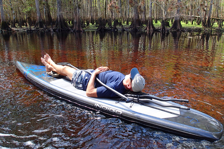 Indigo SUP customer realzing on Grand Sport Touring SUP Board Cursom Stand Up Paddles