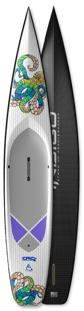 Race Paddleboard -Indigo Seagull Paddleboard - Custom SUP board design by Indigo-SUP made in the USA
