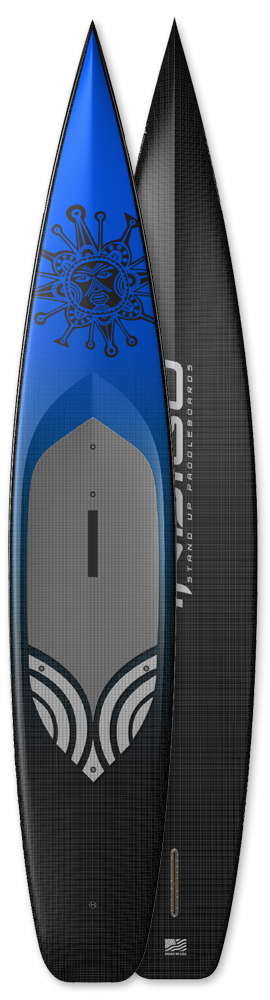 Custom Race SUP Board - Indigo Seagull Paddleboard - Custom SUP board design by Indigo-SUP made in the USA