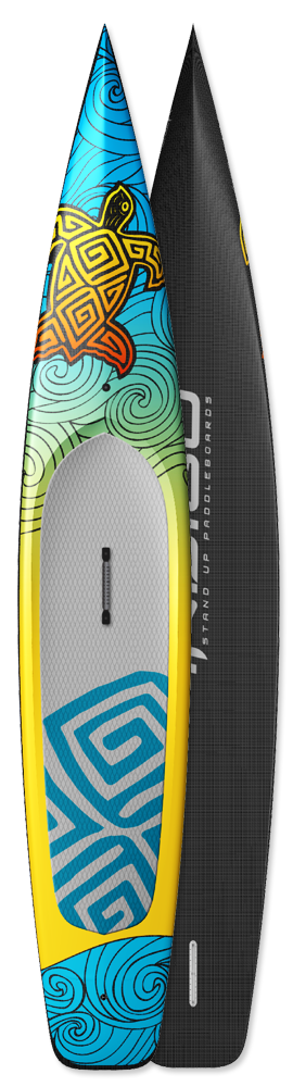 Racing Paddleboard Indigo Seagull Paddleboard Custom SUP board design by Indigo-SUP made in the USA