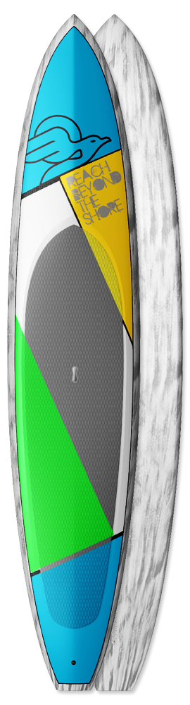Custom made SUP board Tiger downwind sup boards