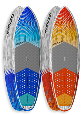 Storm Chasers Pddle Surf Paddleboard: Indigo Paddle Boards handcrafted custom made in the USA